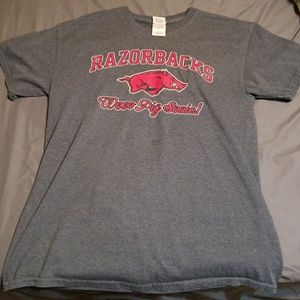 Gildan brand Razorbacks t-shirt